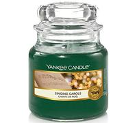 Yankee Candle Scented Candle | Singing Carols Small Jar Candle | Up to 30 Hours Burn Time