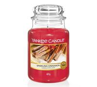Yankee Candle Scented Candle | Sparkling Cinnamon Large Jar Candle | Burn Time: up to 150 Hours | Perfect Gifts for Women