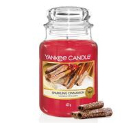 Yankee Candle Scented Candle | Sparkling Cinnamon Large Jar Candle | Burn Time: up to 150 Hours | Perfect Gifts for Women