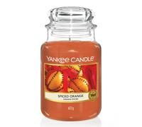 Yankee Candle Scented Large Jar Spiced Orange 110-150 Hours 623g 10.7cm x 16.8cm