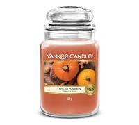 Yankee Candle Scented Candle | Spiced Pumpkin Large Jar | Long Burning Candles: up to 150 Hours | Perfect Gifts for Women