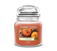 Yankee Candle Scented Candle | Spiced Pumpkin Medium Jar | Long Burning Candles: up to 75 Hours | Perfect Gifts for Women
