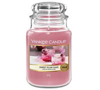 Yankee Candle Scented Candle - Sweet Plum Sake Large Jar Candle - Long Burning Candles: Up To 150 Hours