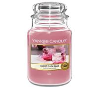 Yankee Candle Scented Candle | Sweet Plum Sake Large Jar Candle | Sakura Blossom Festival Collection | Burn Time: Up to 150 Hours | Great for Gifting