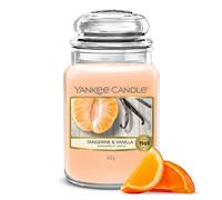 Yankee Candle Scented Candle | Tangerine & Vanilla Large Jar | Long Burning Candles: up to 150 Hours | Perfect Gifts for Women