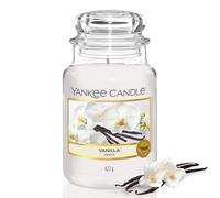 Yankee Candle Scented Large Jar Vanilla 110-150 Hours 623g 10.7cm x 16.8cm