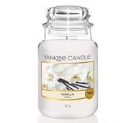Yankee Candle Scented Large Jar Vanilla 110-150 Hours 623g 10.7cm x 16.8cm