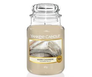 Yankee Candle Scented Candle | Warm Cashmere Large Jar | Long Burning Candles: up to 150 Hours | Perfect Gifts for Women