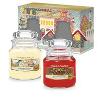 Yankee Candle Scented Candles Gift Set, 2 Small Jar Candles, Perfect Christmas Gifts for Women, Passport to the Holidays Collection, Signature