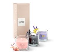 Yankee Candle Scented Candles Gift Set | 3 Scented Mini Filled Votive Candles | Soy Blend Wax Mix | Perfect Gifts for Women