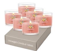 Yankee Candle Scented Candles Gift Set (6x37g Jars)| Capri Glow Filled Votive Candles | Soy Blend Wax Mix | 6 Count, Gift Set for Women, Candles Gifts for Women