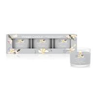 Yankee Candle Scented Candles Gift Set | Smoked Vanilla & Cashmere Filled Votive Candles | Soy Blend Wax Mix | 3 Count