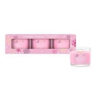 Yankee Candle Scented Candles Gift Set Snowflake Kisses Filled Votive Snow Globe Wonderland Collection Perfect Gifts for Women 3 Count, 1721622E