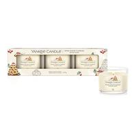 Yankee Candle Scented Candles Gift Set | Spun Sugar Flurries Filled Votive Candles | Snow Globe Wonderland Collection | Perfect Gifts for Women | 3 Count