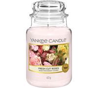 Yankee Candle Fresh Cut Roses Jar Candle, Large - Pink