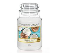 Yankee Candle Scented Large Jar Coconut Splash 110-150hrs 623g 10.7cm x 16.8cm