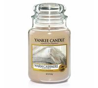 Yankee Candle Scented Large Jar Warm Cashmere 110-150 Hours 567g 10.7cm x 16.8cm