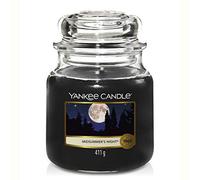Yankee Candle Scented Midsummers Night Medium Jar Long Burning Candles: Up To 75 Hours Gifts For Women