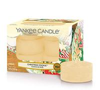 Yankee Candle Scented Tea Light Candles, Christmas Cookie, 12 Count, x