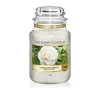Yankee Candle Scented, Up to 150 Hours Burn Time, Garden Hideaway Collection, Camellia Blossom, Large Jar