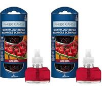 Yankee Candle ScentPlug Fragrance Refills | Black Cherry Plug in Air Freshener Oil | Up to 60 Days of Fragrance | 2 Count (Pack of 2)