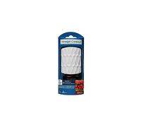Yankee Candle ScentPlug Starter Kit: Black Cherry, UK 3 Pin Plug, Up to 30 Days of Fragrance, 3 Intensity Levels, White Organic Pattern Shade
