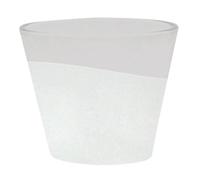 Yankee Candle "Serene Sandblast Votive Holder, Glass, Grey