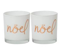 Yankee Candle Set of Two Christmas Noel Votive Holders