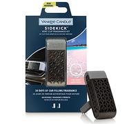 Yankee Candle Sidekick Car Air Freshener Kit - Pink Sands Fragrance Diffuser - Decorative Vent Clip and 1 Refill