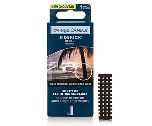 Yankee Candle Sidekick Car Air Freshener Refill | Black Coconut Fragrance Diffuser | 1 Count