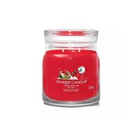 Yankee Candle Signature Christmas Eve Scent Medium Jar Red 368g Yankee Candle Red One Size