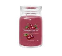 Yankee Candle Signature Collection Large Tumbler Candle - Black Cherry Red