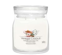 Yankee Candle - Signature Jar Candle Medium London Christmas Tea 368g for Men and Women