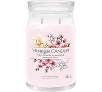 Yankee Candle Pink Cherry & Vanilla scented candle Signature 567 g