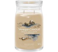 Yankee Candle Signature Large Jar Amber & Sandalwood - Warm, Sweet-Spice Home Fragrance