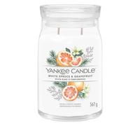 Yankee Candle Signature Scented Candle | White Spruce & Grapefruit Large Jar Candle with Double Wicks | Soy Wax Blend Long Burning Candle | Perfect Gifts for Women