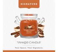 Yankee Candle Signature Scented Candle | Cinnamon Stick Medium Jar Candle with Double Wicks | Soy Wax Blend Long Burning Candle | Perfect Gifts for Women