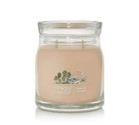 Yankee Candle Signature Scented Candle | Seaside Woods Medium Jar Candle with Double Wicks | Soy Wax Blend Long Burning Candle | Perfect Gifts for Women