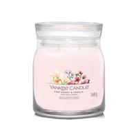 Yankee Candle Signature Pink Cherry Vanilla Medium Jar Candle
