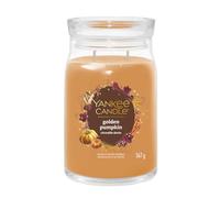 Yankee Candle Scented Candle in Glass (Large) Golden Pumpkin Signature Candle "Autumn Collection 2025" with Burning Time up to 90 Hours