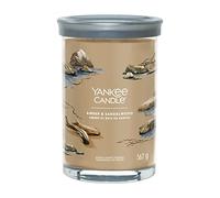 Debenhams Signature Large Tumbler Amber & Sandalwood In Brown