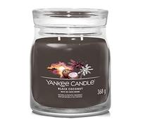 Yankee Candle Signature Scented Candle | Black Coconut Medium Jar Candle with Double Wicks | Soy Wax Blend Long Burning Candle | Perfect Gifts for Women (1701382E)