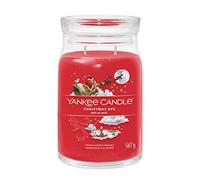 Yankee Candle Signature Scented Candle | Christmas Eve Large Jar Candle with Double Wicks | Soy Wax Blend Long Burning Candle for Women