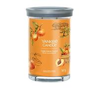 Yankee Candle Signature Scented Candle | Farm Fresh Peach Large Tumbler Candle with Double Wicks | Soy Wax Blend Long Burning Candle | Perfect Gifts for Women
