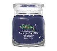 Yankee Candle Signature Scented Candle | Lakefront Lodge Medium Jar Candle with Double Wicks | Soy Wax Blend Long Burning Candle | Perfect Gifts for Women