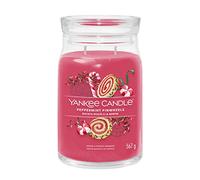 Yankee Candle Signature Scented Candle | Peppermint Pinwheels Large Jar Candle with Double Wicks | Soy Wax Blend Long Burning Candle | Perfect Gifts for Women