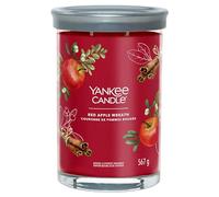 Yankee Candle Signature Scented Candle | Red Apple Wreath Large Jar Candle with Double Wicks | Soy Wax Blend Long Burning Candle | Perfect Gifts for Women