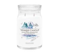 Yankee Candle Signature Scented Candle | Snow Globe Wonderland Large Jar Candle with Double Wicks | Soy Wax Blend Long Burning Candle for Women