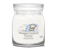 Yankee Candle Signature Scented Candle | Soft Blanket Medium Jar Candle with Double Wicks | Soy Wax Blend Long Burning Candle | Perfect Gifts for Women