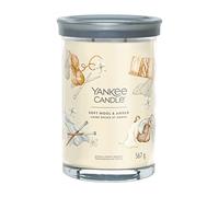 Yankee Candle Signature Scented Candle | Soft Wool & Amber Large Tumbler Candle with Double Wicks | Soy Wax Blend Long Burning Candle | Perfect Gifts for Women